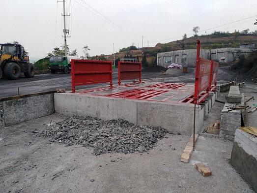 宜昌工程车洗轮机 工地红外感应自动洗车机 建筑工地洗轮机图1