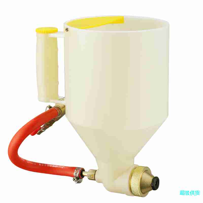 真实漆喷枪腻子粉乳胶漆喷涂机喷外墙涂料漆枪塑料弹涂枪带调图2