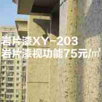 外墙涂装系列岩片漆XY-206岩片真石漆75元/㎡腻子+1底+真石漆+罩面