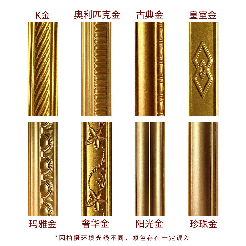 水性金属漆24K闪亮金箔漆闪光烫金漆金色油漆外墙牌匾黄金漆金漆图2