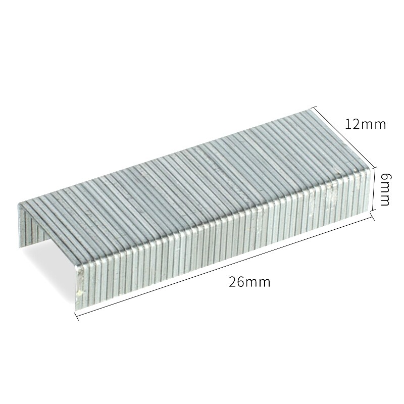 10盒得力0012订书钉通用型 订书针包邮通用型24/6不锈钢12号标准大号钉书订订书机办公用品钉书针学生用图3