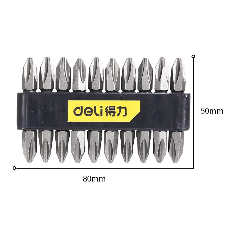 得力6.3mm旋具批头PH2x50mm批头电动强磁螺丝刀批头起子头DL6901单支图5