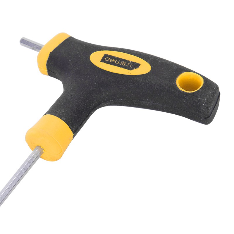 得力内六角扳手 雾面T型球头内六角2.5mm 3 4 5 6mm 多规格图3
