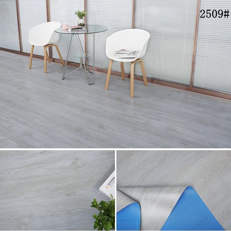 地板革铺地灰色卷材地板 商用塑胶地板PVC防水敬老院商场用工程革图4