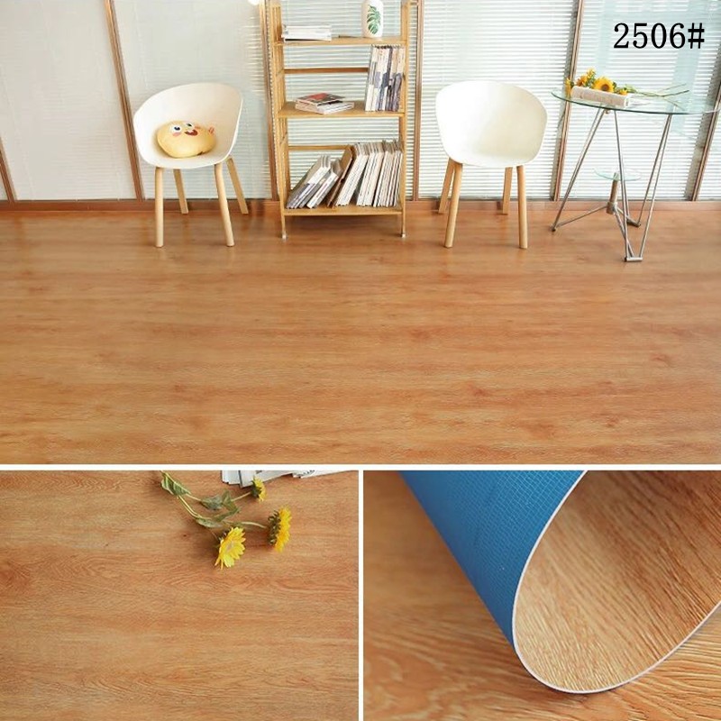 地板革铺地灰色卷材地板 商用塑胶地板PVC防水敬老院商场用工程革图6