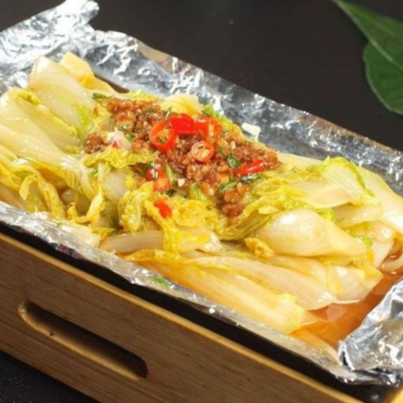 锡纸娃娃菜图1