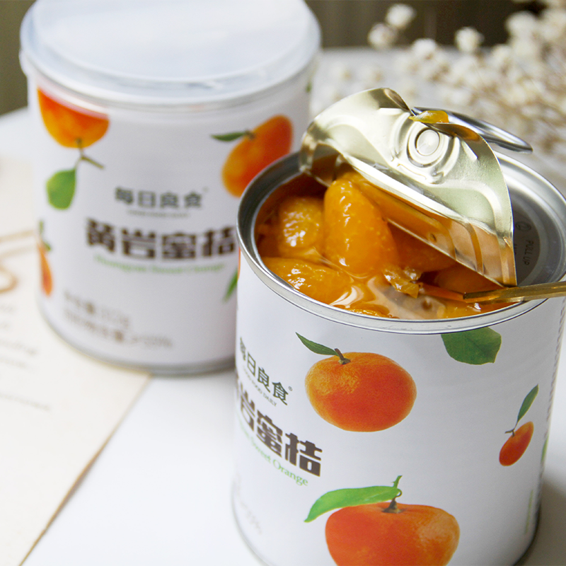 每日良食 黄岩蜜桔 316g*6罐/盒图3
