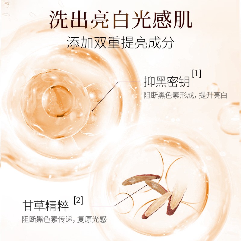 百亿补贴福利温碧泉力透白洁面乳美白淡斑祛斑洗面奶深层清洁补水保湿控油男女 120g图3