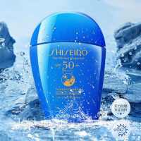日本资生堂蓝胖子防晒霜50ml防护乳清爽不油腻户外防紫外线SPF50+