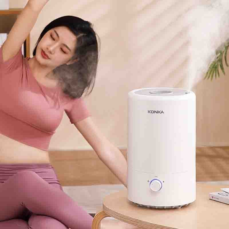 百亿补贴福利康佳（KONKA）KZ-H950 家用4L加湿器卧室办公室大容量 雾量孕妇婴儿净化空气小型香薰喷雾加水图4