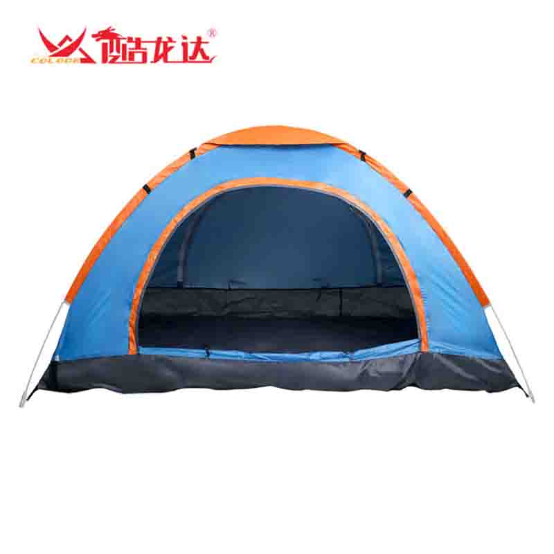 【自营】百亿补贴福利酷龙达(Coloda)  户外双人帐篷手抛速开防水防雨郊游露营自动帐篷CLD-HW04图1