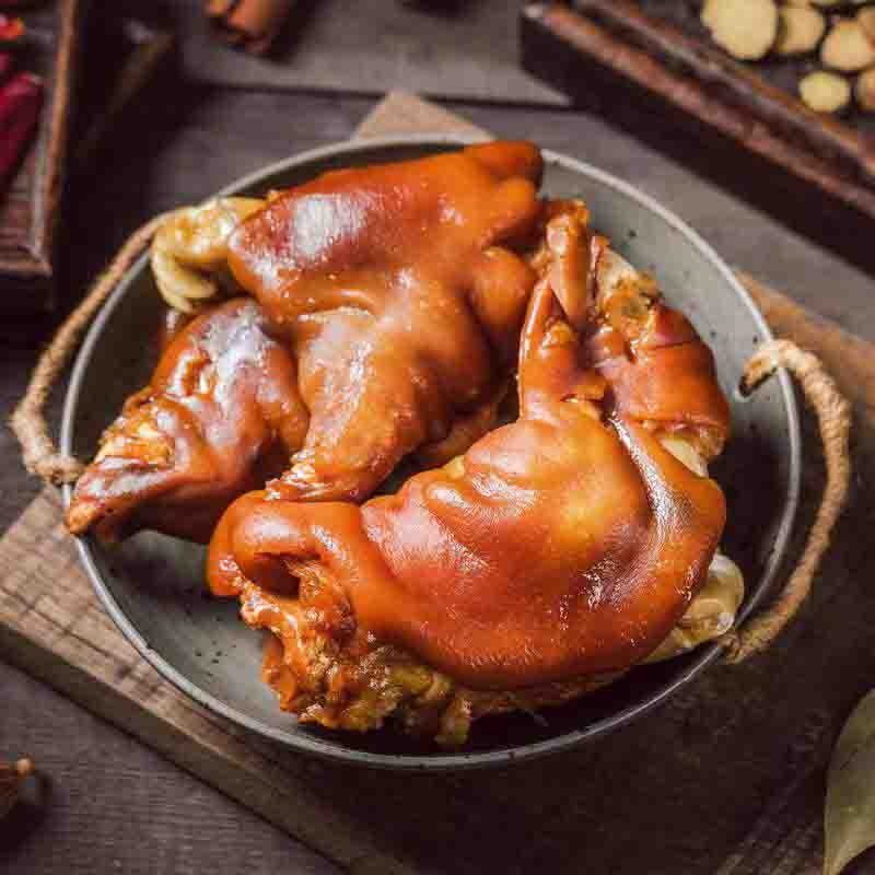 【通过远方116项检测 泰祥出品酱卤大猪蹄】软烂可口 带蹄筋，口味清淡 出口级品质 不含防腐剂 每头猪都检测 更放心！图3