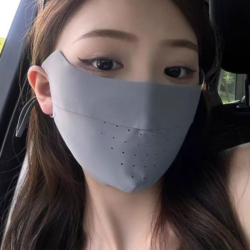 冰丝无痕防晒口罩图3