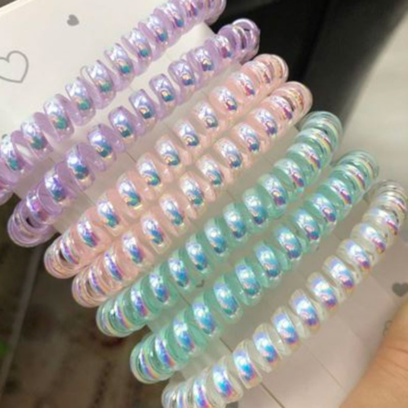 人鱼姬幻彩电话线发圈图5
