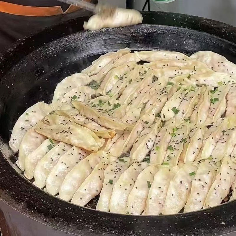 黑猪肉锅贴19g*400个/箱图4