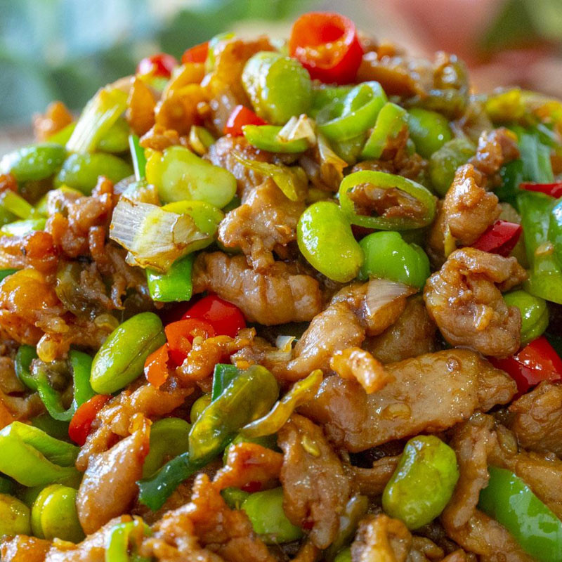 毛豆米肉丝图3