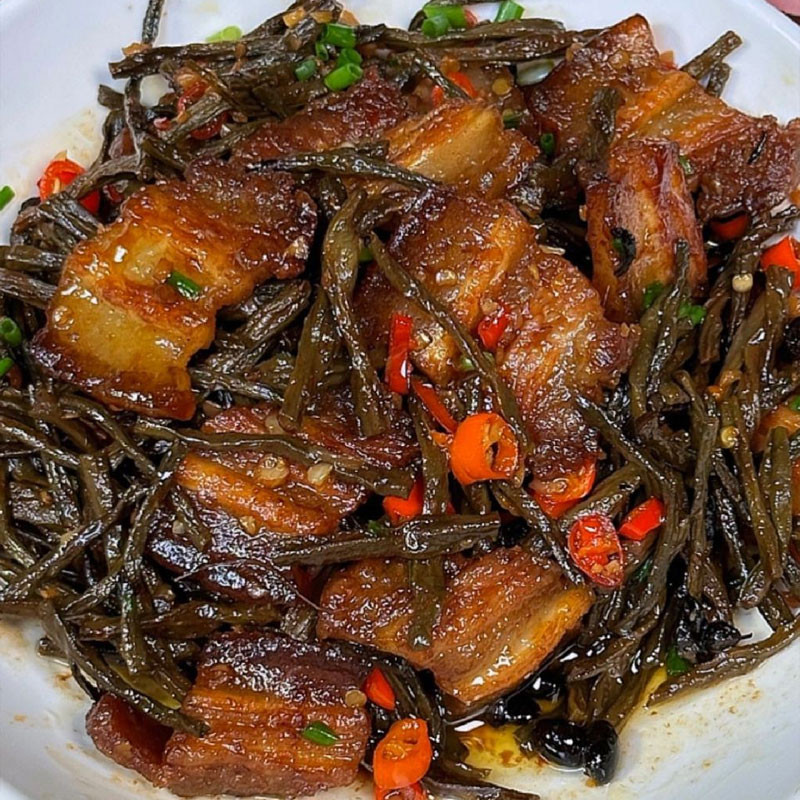 五花肉干豆角图3