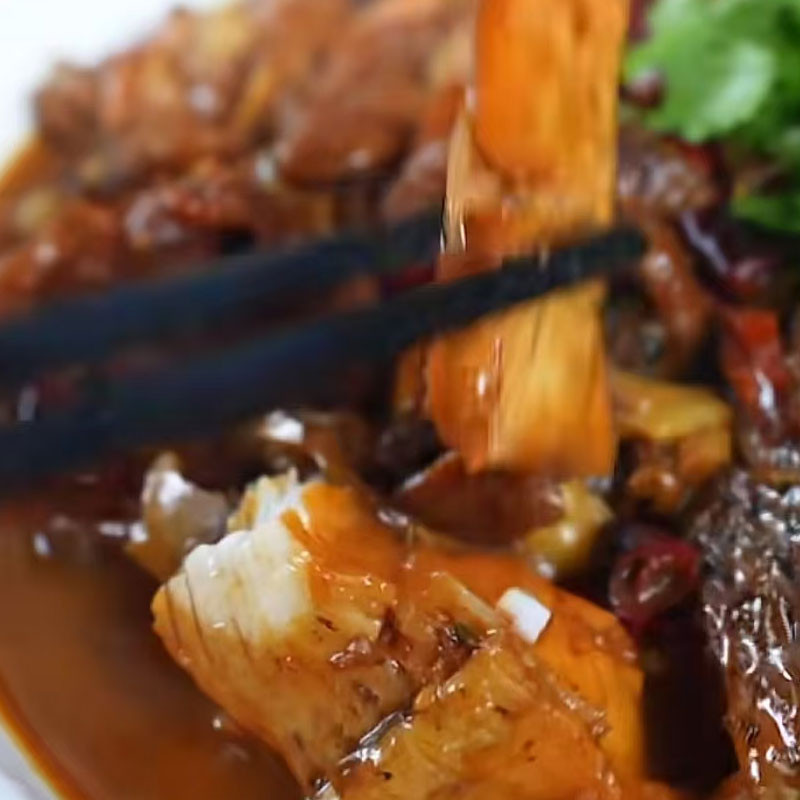 黑鱼烧扣肉（色）图3