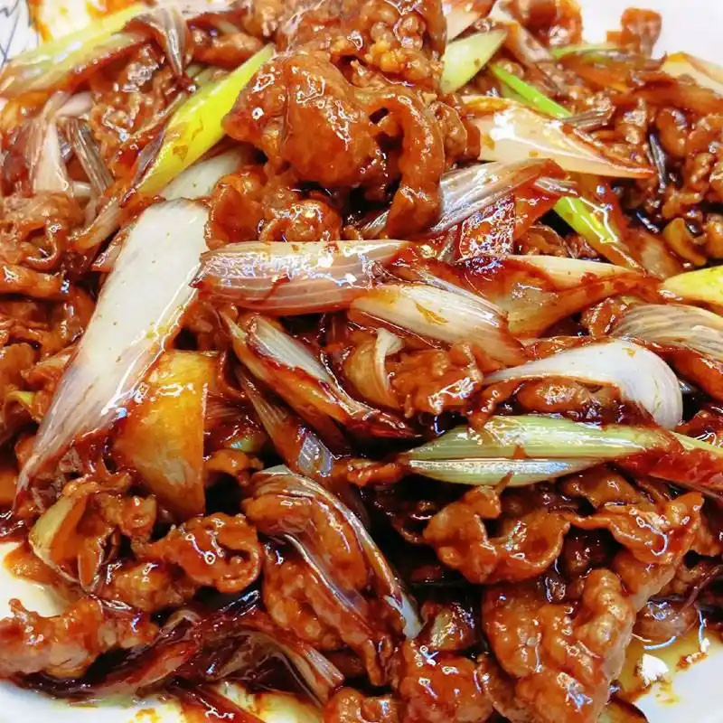 葱爆羊肉图5
