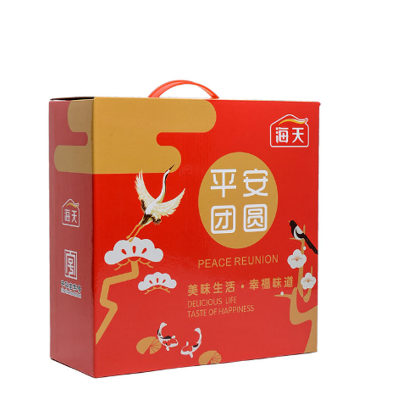 海天平安团圆调味组合套装4445款(中华老字号)【料酒+白醋+老抽+生抽+耗油+番茄沙司+鸡精+黄豆酱+拌饭酱+淀粉】图3