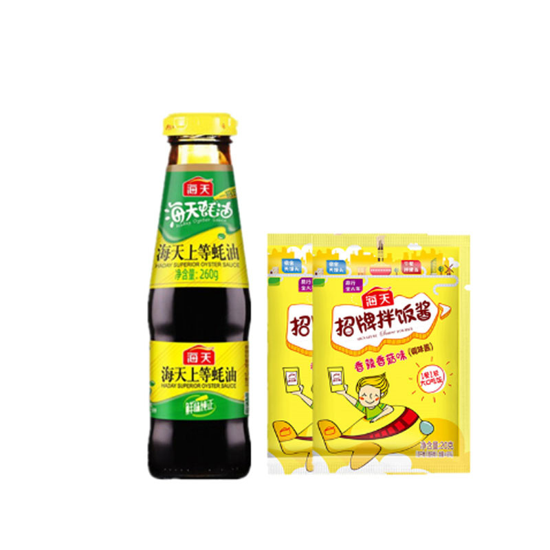 海天四季平安调味组合套装1850款(中华老字号)【拌饭酱*2+料酒+酱油+耗油)图3