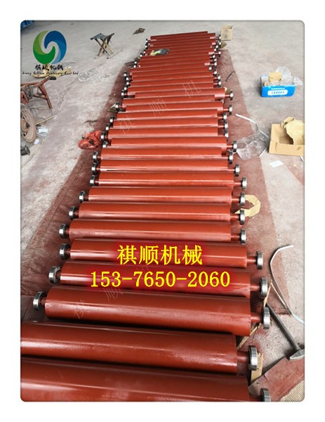 给煤机用重型托辊159*1350弹簧支架缓冲用图1