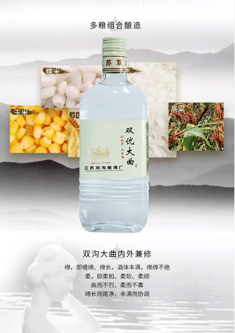双优大曲B 纯粮酿白酒12瓶/件图3