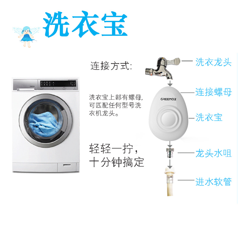 洗衣宝 洗衣无需洗衣液，杀菌消毒无残留，呵护肌肤图1