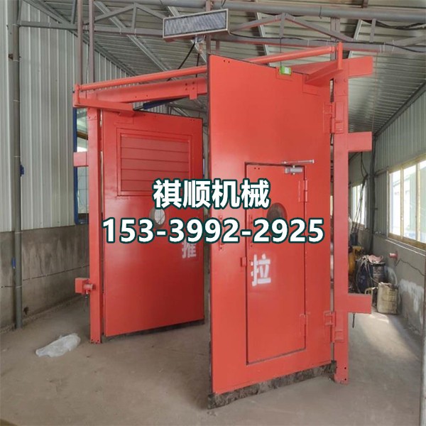 全自动风门 红外感应语音播报风门 矿用风门定做图1
