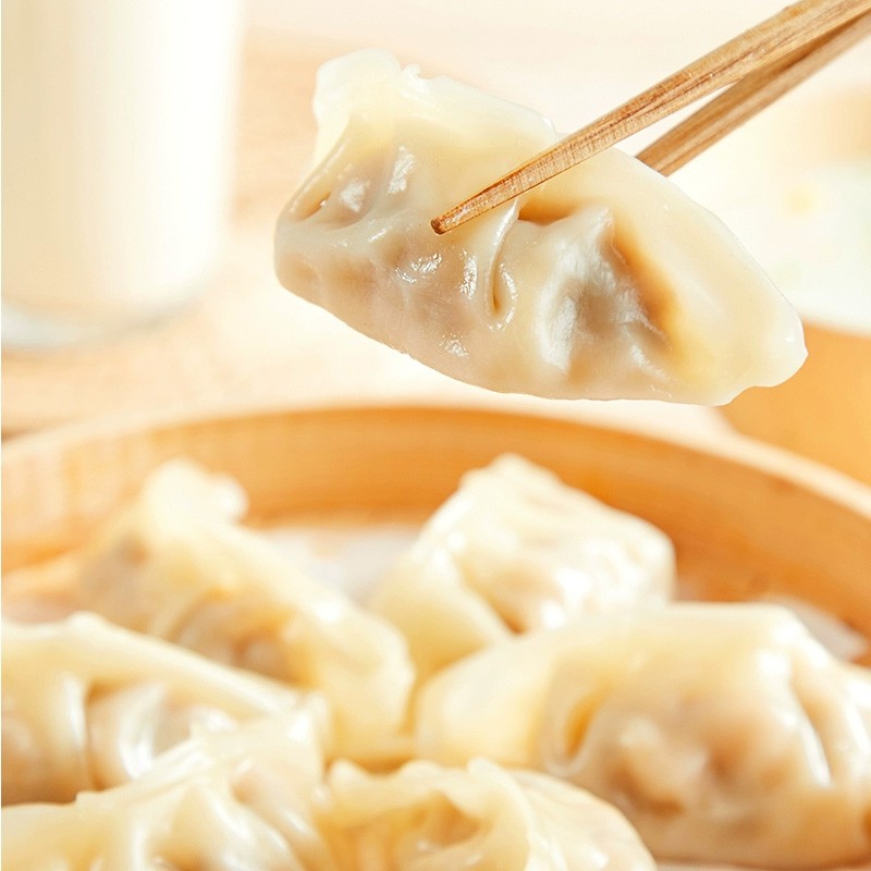 （预定）虾仁蒸饺/猪肉玉米蒸饺美味饺子蒸煎均可早餐饭店商用图5
