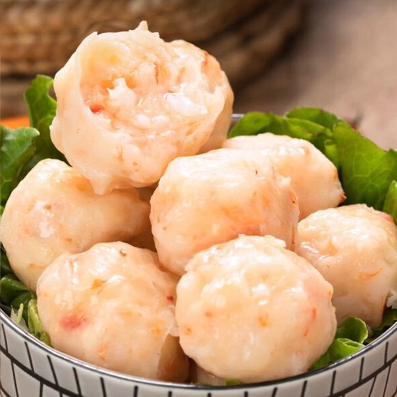 美味虾丸火锅食材餐饮饭店批发4.166g*120只/500g/袋图2