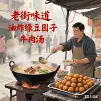 豆饼子牛肉汤一两8元 二两9元三两10元